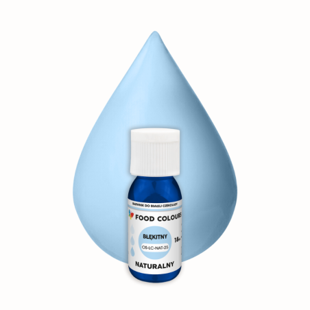 op. 18 ml Naturalny BŁĘKITNY barwnik cukierniczy od Food Colours - Cukieteria.pl