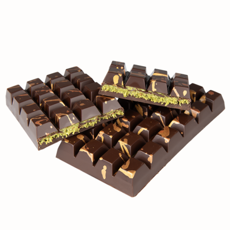 Forma do Tabliczek Dubai z nadzieniem pistacjowym - na Cukieteria.pl