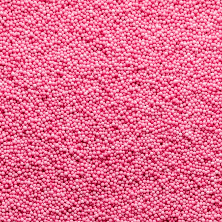 op. 1 kg Różowy maczek cukrowy - cukiernicza posypka dekoracyjna - drobne kuleczki - śr. 2-3 mm