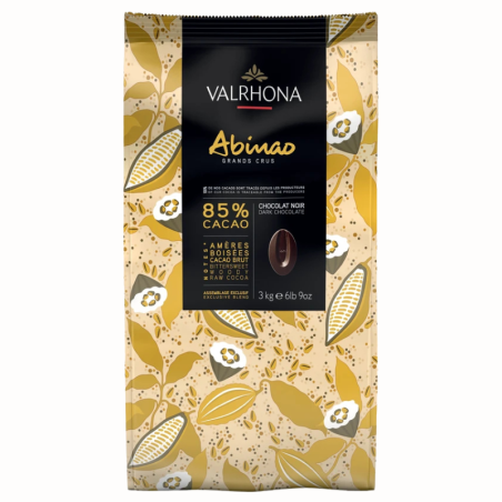 op. 3 kg Ciemna czekolada Abinao 85% Valrhona - Cukieteria.pl