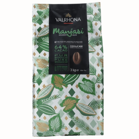 op. 3 kg Czekolada Manjari 64% Valrhona - Cukieteria.pl