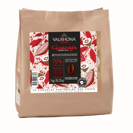 op. 1 kg Ciemna czekolada Guanaja 70% Valrhona - Cukieteria.pl