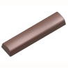 Baton Nugatowy CW12152 Chocolate World - forma z poliwęglanu do nadziewanych batonów czekoladowych - 200 x 46 x 23 mm