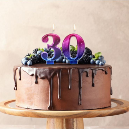 Cyfra 3 - świeczka urodzinowa Night Sky - SF-NSM3 GoDan - Cukieteria.pl