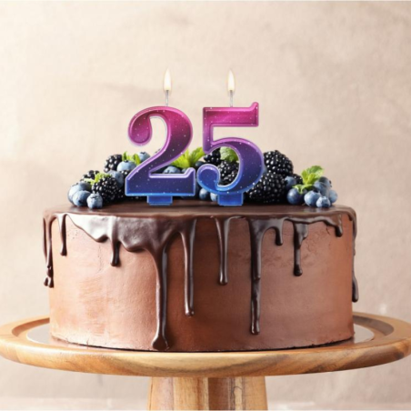 Cyfra 5 - świeczka urodzinowa Night Sky - SF-NSM5 GoDan - Cukieteria.pl