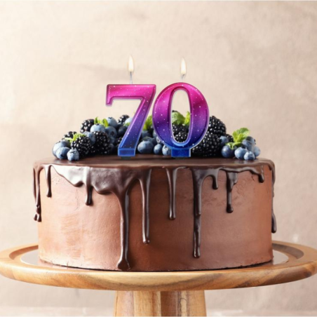 Cyfra 7 - świeczka urodzinowa Night Sky - SF-NSM7 GoDan - Cukieteria.pl