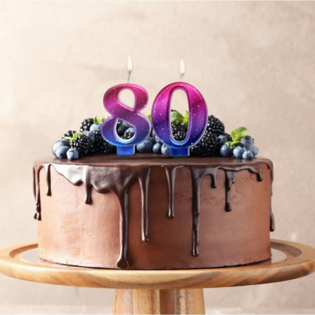 Cyfra 8 - świeczka urodzinowa Night Sky - SF-NSM8 GoDan - Cukieteria.pl