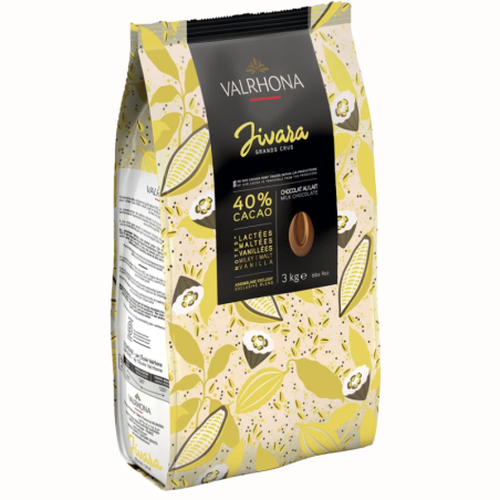 op. 3 kg Mleczna czekolada Jivara 40% Valrhona - Cukieteria.pl
