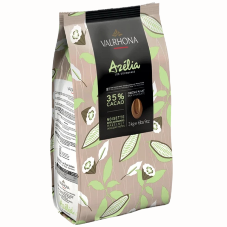 op. 3 kg Mleczna czekolada Azélia 35% Valrhona - Cukieteria.pl
