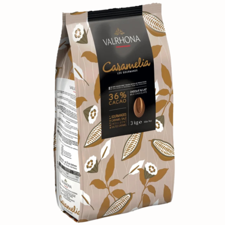 op. 3 kg Czekolada Caramelia 36% Valrhona - Cukieteria.pl