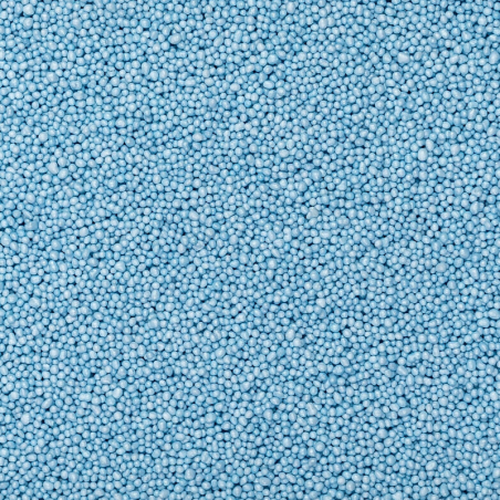 drobne kuleczki cukrowe z perłowym połyskiem - niebieska posypka dekoracyjna