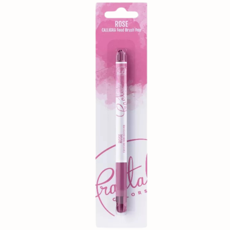 różowy pisak spożywczy z pędzelkiem, Fractal Colors - Cukieteria.pl