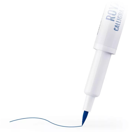 niebieski pisak spożywczy z pędzelkiem, Fractal Colors - Cukieteria.pl