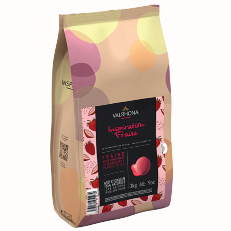 op. 3 kg Inspiration Fraise Valrhona - czekolada truskawkowa - Cukieteria.pl
