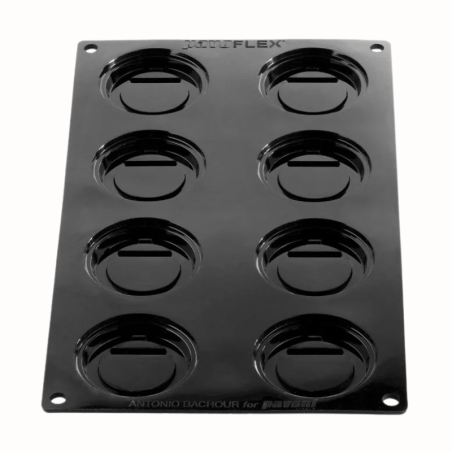 PX3222S Mug Pavoni - zestaw form silikonowych do monoporcji - kawa na wynos - śr. 60 x wys. 70 mm / poj. 117 ml x 8 porcji