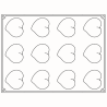 PX4305 Passion Pavoni - forma silikonowa serce - Cukieteria.pl