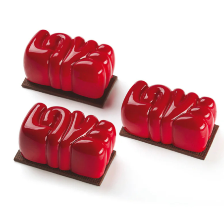 PX4363 Lovely Pavoni - forma silikonowa napis Love - Cukieteria.pl