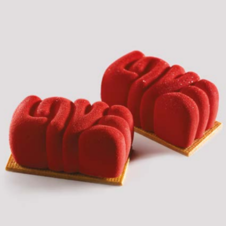 PX4363 Lovely Pavoni - forma silikonowa napis Love - Cukieteria.pl