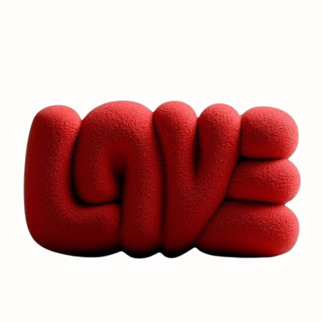 KE061 Lovely - forma silikonowa - napis Love - Cukieteria.pl