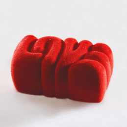 KE061 Lovely - forma silikonowa - napis Love - Cukieteria.pl