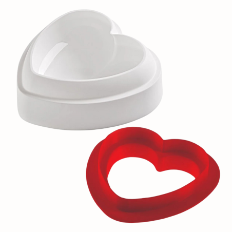 Amore 600 Silikomart - forma silikonowa z wykrojnikiem - Cukieteria.pl