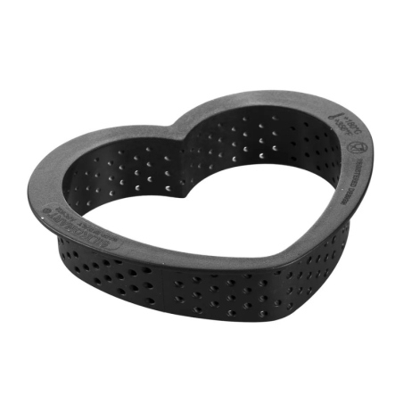 Kit Tarte Ring Amore 80 Silikomart - zestaw do tartaletek - serce - Cukieteria.pl