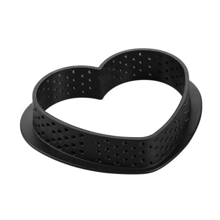 Kit Tarte Ring Amore 80 Silikomart - zestaw do tartaletek - serce - Cukieteria.pl