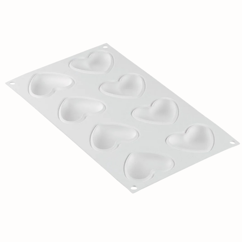 Kit Tarte Ring Amore 80 Silikomart - zestaw do tartaletek - serce - Cukieteria.pl Kit Tarte Ring Amore 80 Silikomart - zestaw do tartaletek - serce - Cukieteria.pl