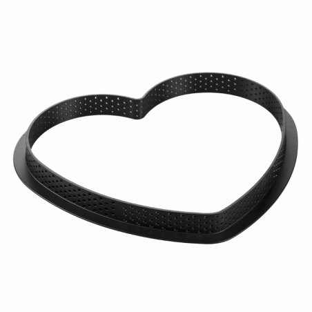 Kit Tarte Ring Amore 205 Silikomart - zestaw do tarty - serce - Cukieteria.pl