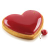 Kit Tarte Ring Amore 205 Silikomart - zestaw do tarty - serce - Cukieteria.pl