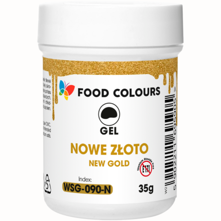 op. 35 g Złoty barwnik spożywczy w żelu - nr. kat. WSG-090-N Food Colours