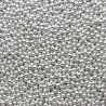 op. 40 g Perełki srebrne śr. 5 mm - posypka dekoracyjna - kuleczki cukrowe z metalicznym połyskiem
