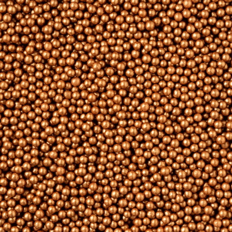 op. 40 g Perełki mini złote - Sweet Decor - kuleczki cukrowe z perłowym połyskiem - śr. 3-4 mm