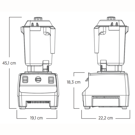 Blender DRINK MACHINE ADVANCE 1,4 L czerwony  Vitamix