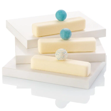 op. 49 szt. Perła Niebieska - 331059 Barbara Decor - dekoracyjne kulki z białej czekolady - śr. 27 mm