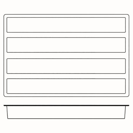 SQ016 Rectangular Log Silikomart - forma silikonowa - Cukieteria.pl