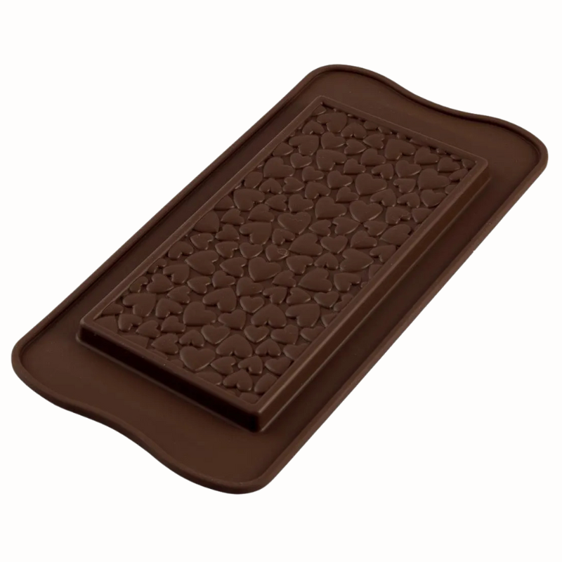 SCG38 Love Choco Bar Silikomart - forma silikonowa do tabliczek czekolady w serca - Cukieteria.pl SCG38 Love Choco Bar Silikomart - forma silikonowa do tabliczek czekolady w serca - Cukieteria.pl