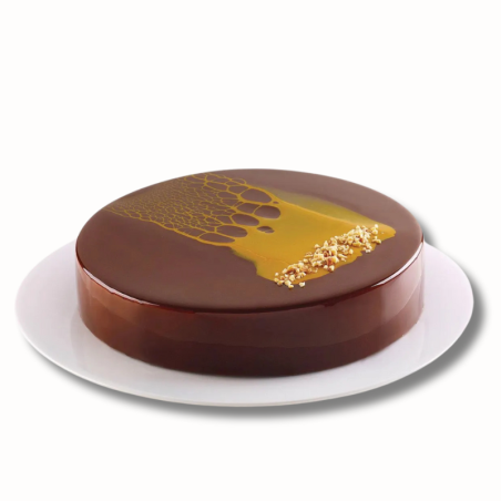 1 szt. TOR260 H50 Silikomart - klasyczna forma silikonowa do tortów musowych i deserów - śr. 260 x wys. 50 mm / poj. 2645 ml