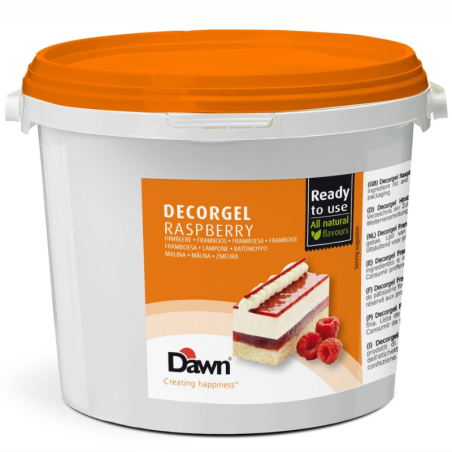 op. 3 kg Decorgel Raspberry Dawn Foods - malinowy żel dekoracyjny - Cukieteria.pl