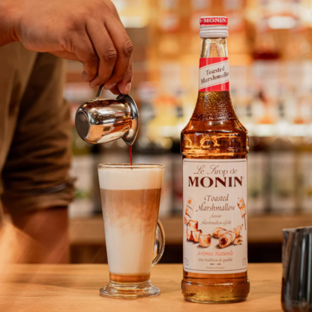 op. 0.7 l Toasted Marshmallow Le Sirop de MONIN - syrop prażone pianki - Cukieteria.pl