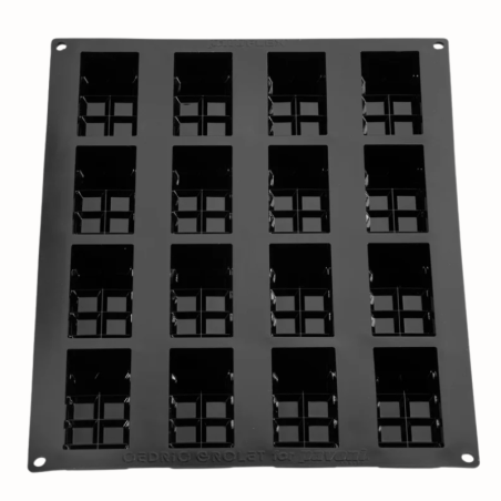 PX43106 Tablette Pavoni - forma silikonowa do monoporcji - tabliczka czekolady - Cukieteria.pl