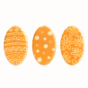op. 165 szt. Pomarańczowe Pisanki 33760 Barbara Decor - dekoracje czekoladowe - Cukieteria.pl