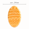 op. 165 szt. Pomarańczowe Pisanki 33760 Barbara Decor - dekoracje czekoladowe - Cukieteria.pl