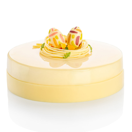 op. 96 szt. Malowane Jajka - 33751 Barbara Decor - trójwymiarowe pisanki z białej czekolady - wym. 25 x 36 mm