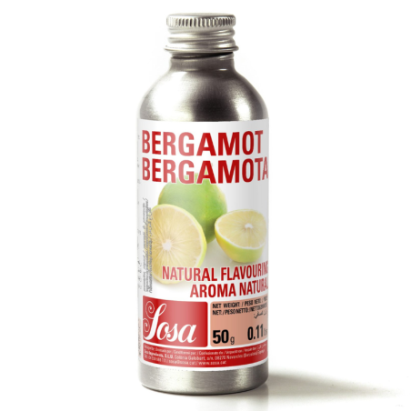 op. 50 g Bergamotka - naturalny aromat spożywczy - Sosa Ingredients - płynna formuła koncentratu na bazie gliceryny