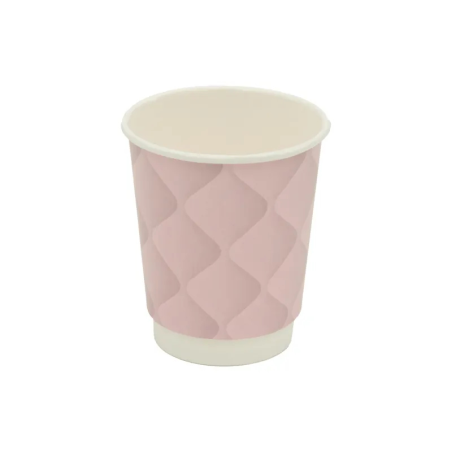 op. 20 szt. Różowy kubek 250 ml do gorących napojów - Cukieteria.pl