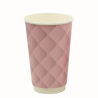 op. 20 szt. Różowy kubek 400 ml do gorących napojów - Cukieteria.pl