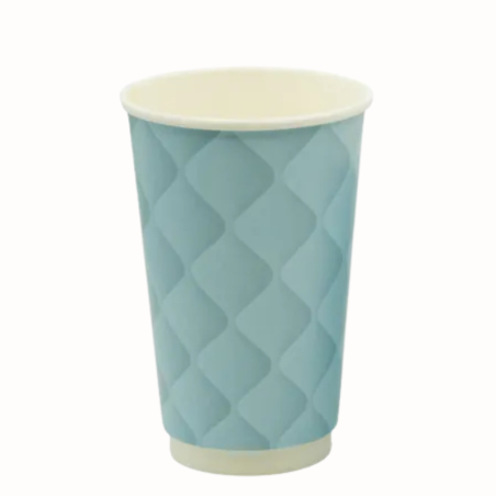 op. 20 szt. Niebieski kubek 400 ml do gorących napojów - Cukieteria.pl