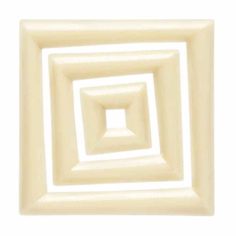 op. 60 szt. Kwadraty - 33708 Barbara Decor - kreatywny zestaw dekoracji z białej czekolady - dł. 23-64 mm op. 60 szt. Kwadraty - 33708 Barbara Decor - kreatywny zestaw dekoracji z białej czekolady - dł. 23-64 mm