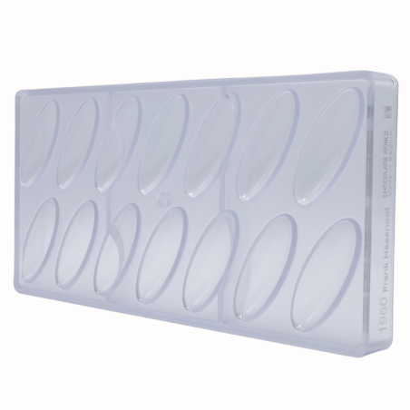 CW1950 Lens Ovaal Frank Haasnoot - Chocolate World - forma z poliwęglanu do pralin - Cukieteria.pl